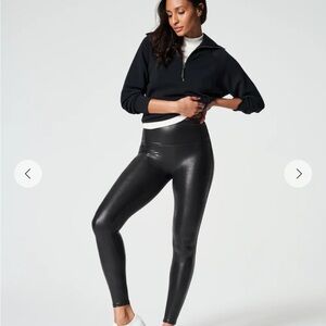 Spanx Black High-Waisted Leggings